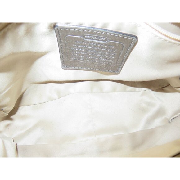 Coach 2013 Taylor Grey Snake Print Canvas & Leather trim Crossbody handbag - Picture 9 of 12